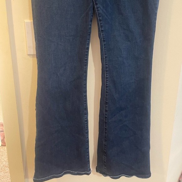 Express Womens Flare High Rise Stretch Hi Rise Jeans Size 10 R - Picture 8 of 13